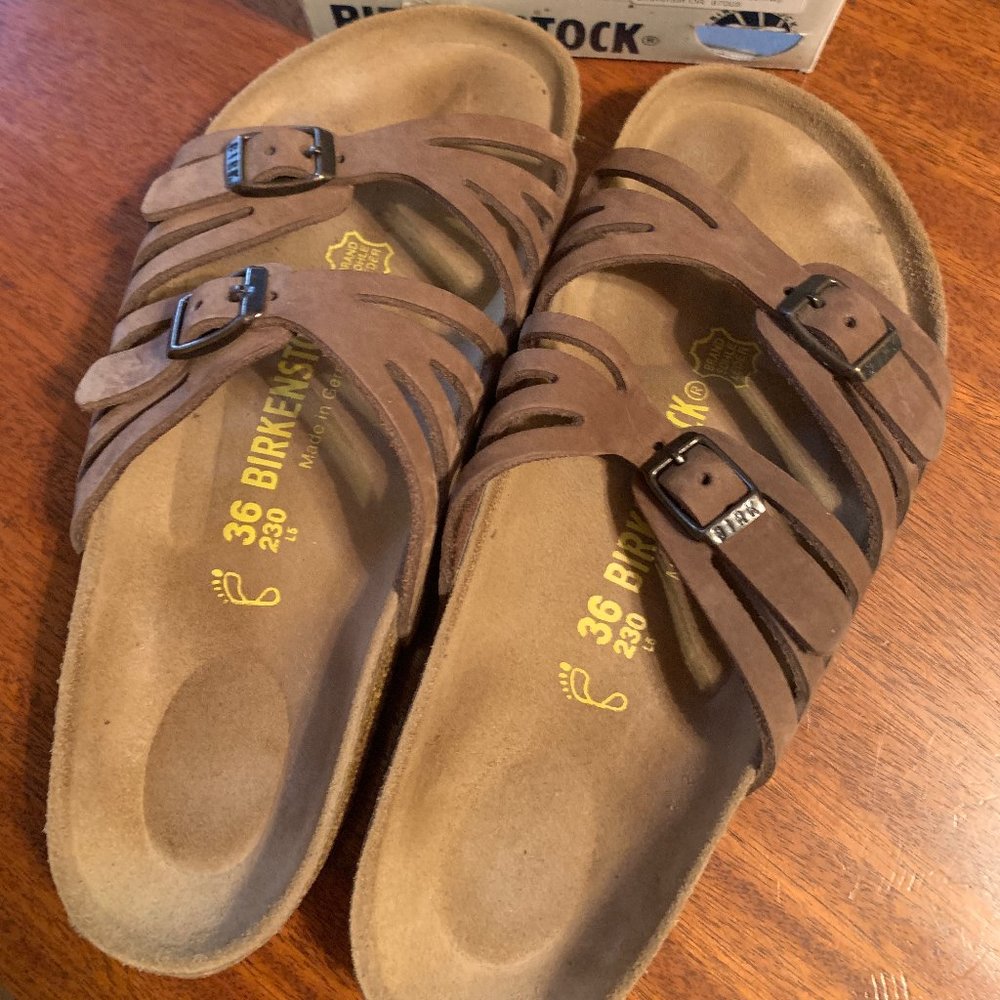 Women's Birkenstock Granada Footbed Sandals Size 36